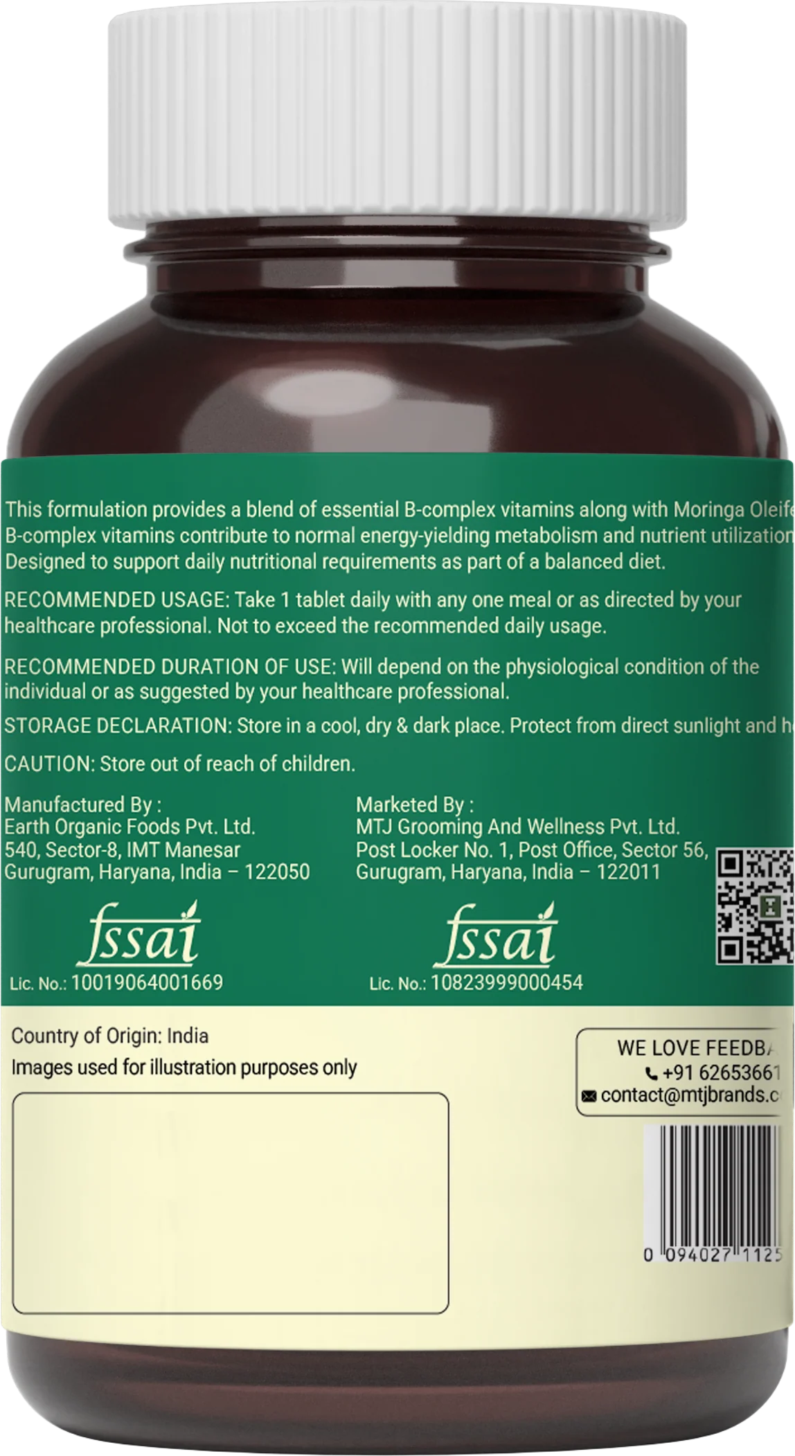 The Healthspan Co. Vitamin B-Complex | 120 tablets - Image 8