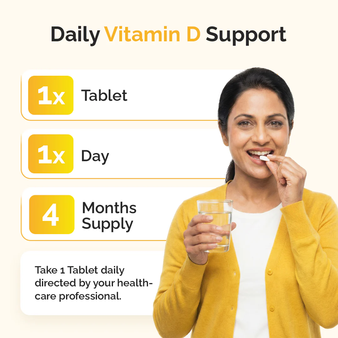 The Healthspan Co.Vitamin D3 + K2 (MK7) 120 Tablets - Image 8