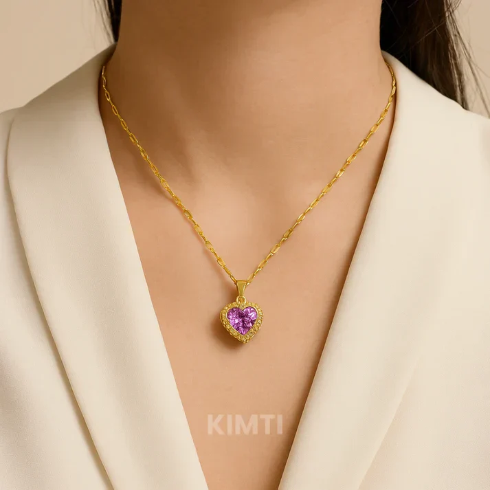 The Heart from Titanic Anti Tarnish Necklace - Image 2