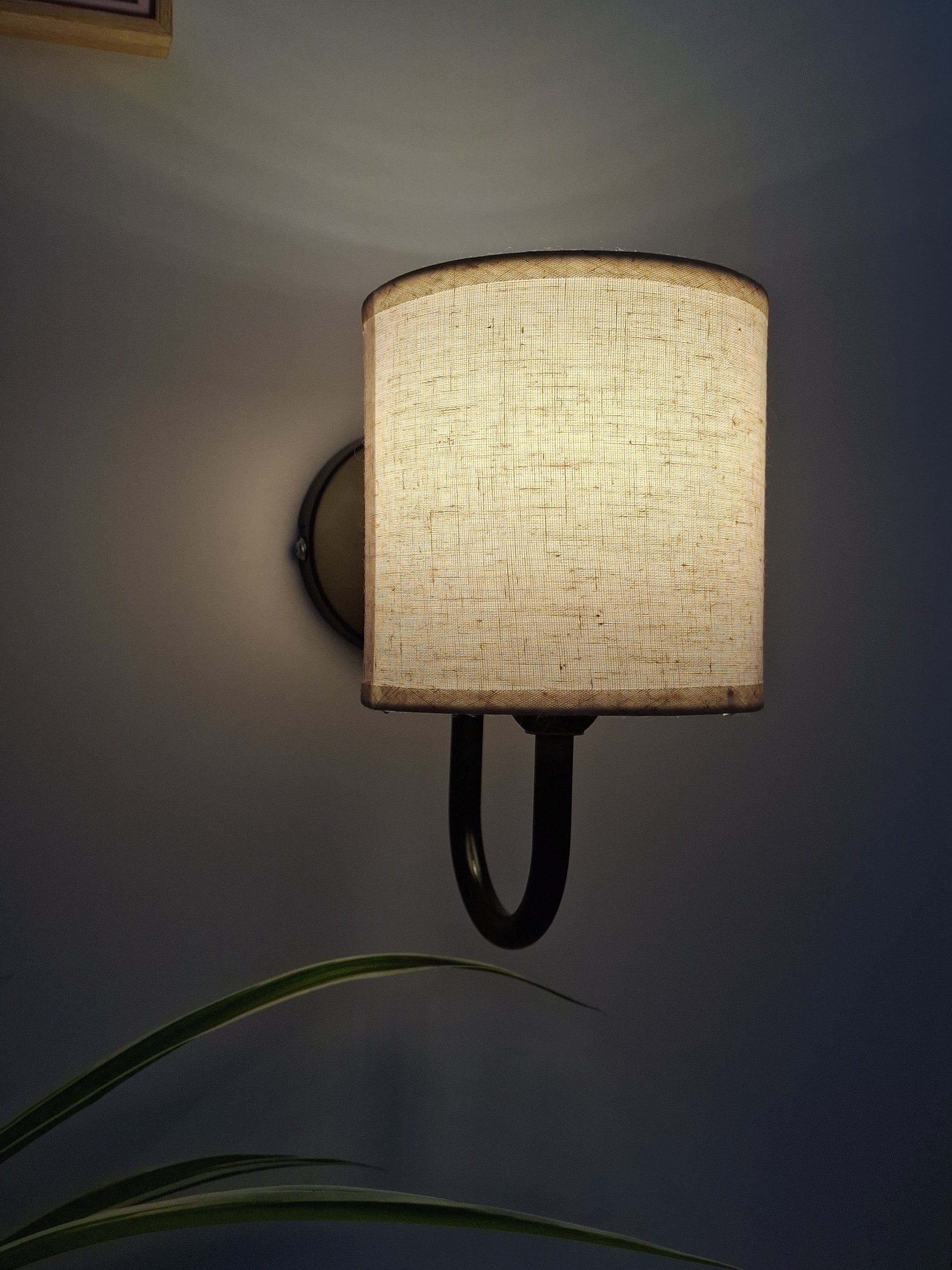 The Jute Fabric Lamp Shade Wall Lights - Image 3