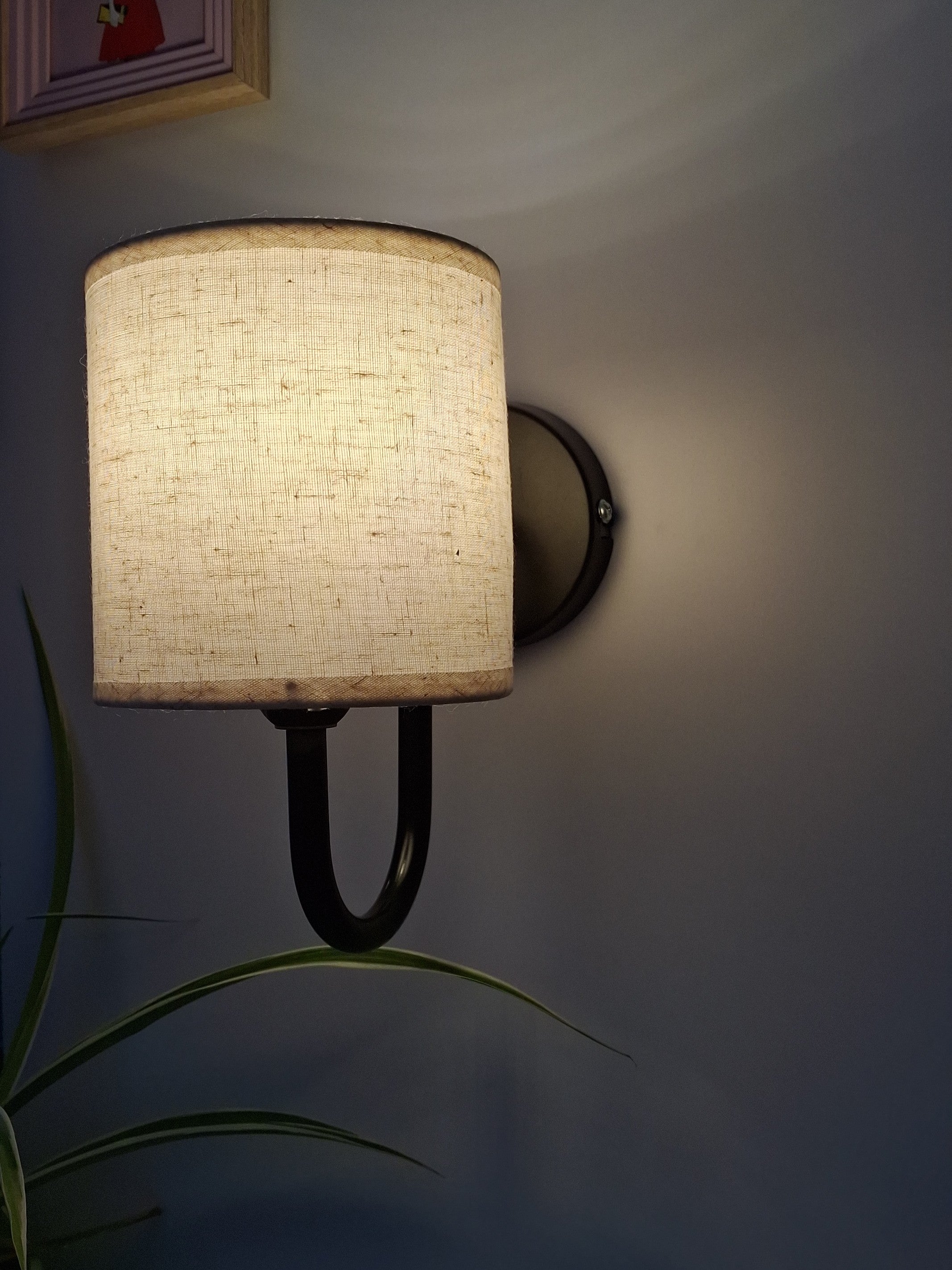 The Jute Fabric Lamp Shade Wall Lights - Image 4