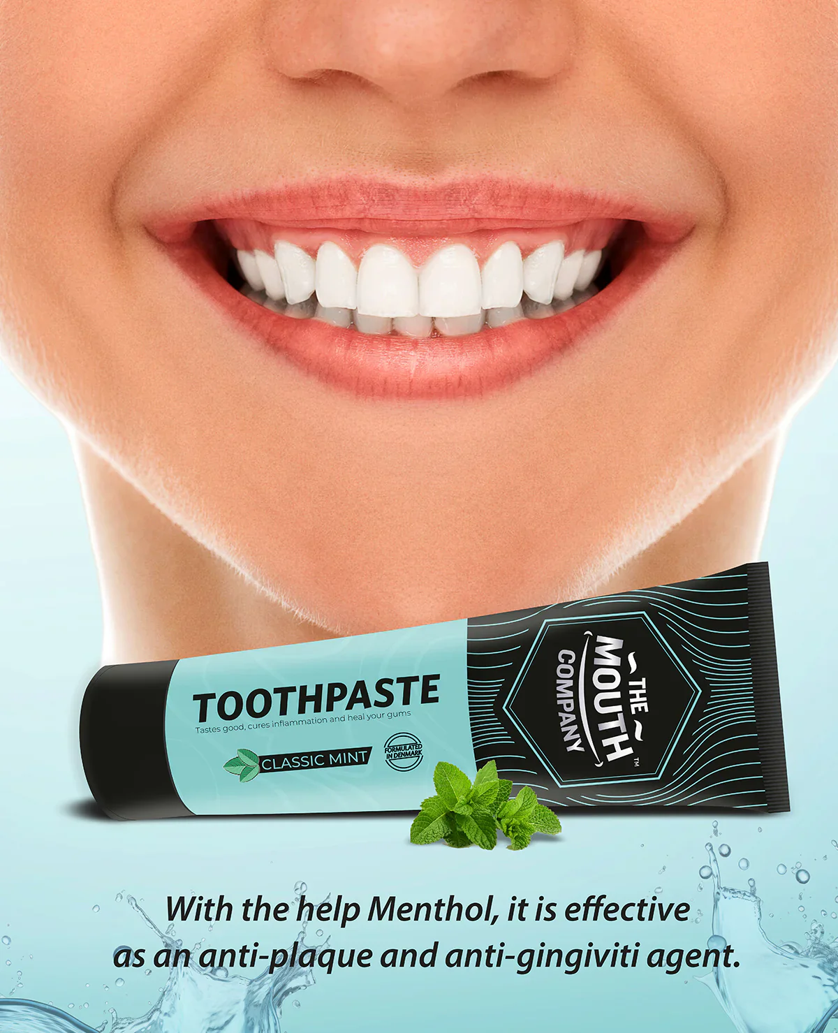 The Mouth Company Classic Mint Toothpaste 50 gm - Image 2