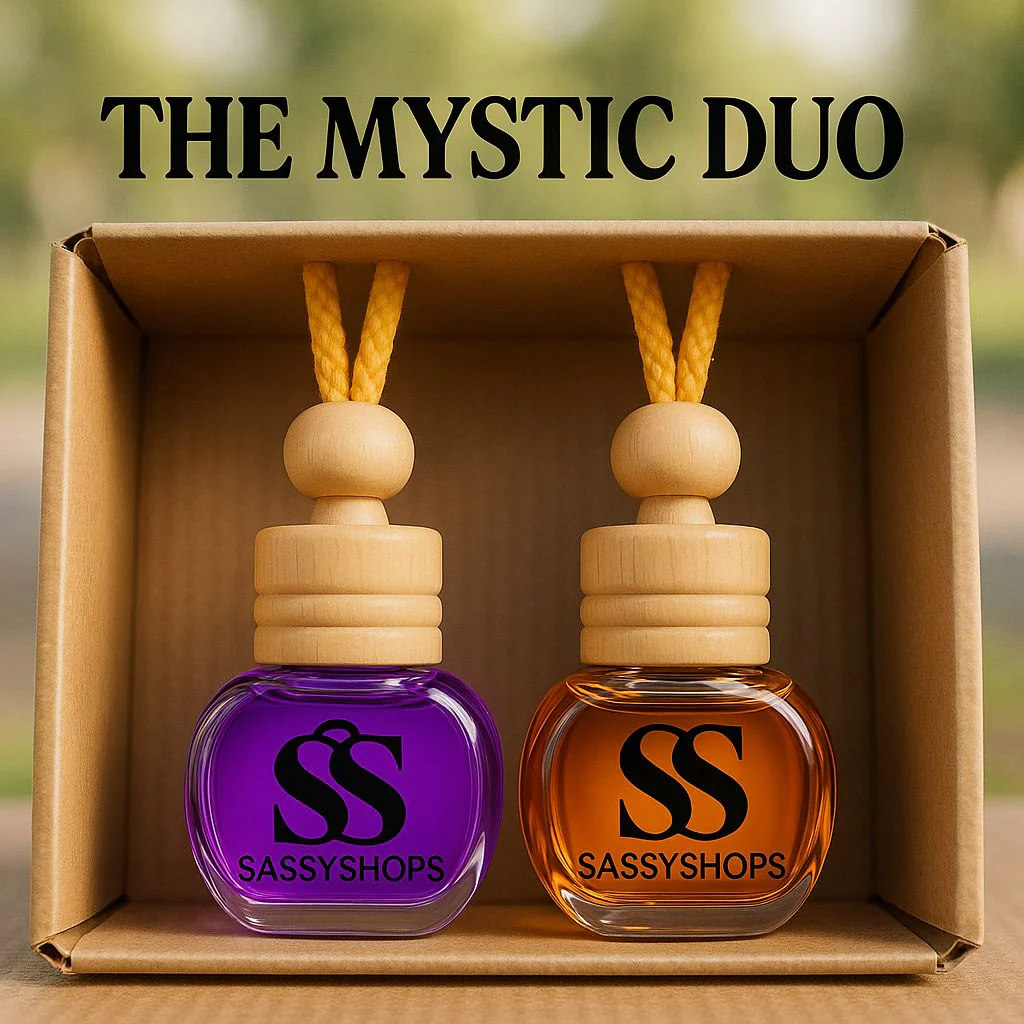 The Mystic Duo Combo (Pack of 2) | VelvetRush & JassWave | Car Perfume Reed Diffuser | Car Fragrance - Image 3