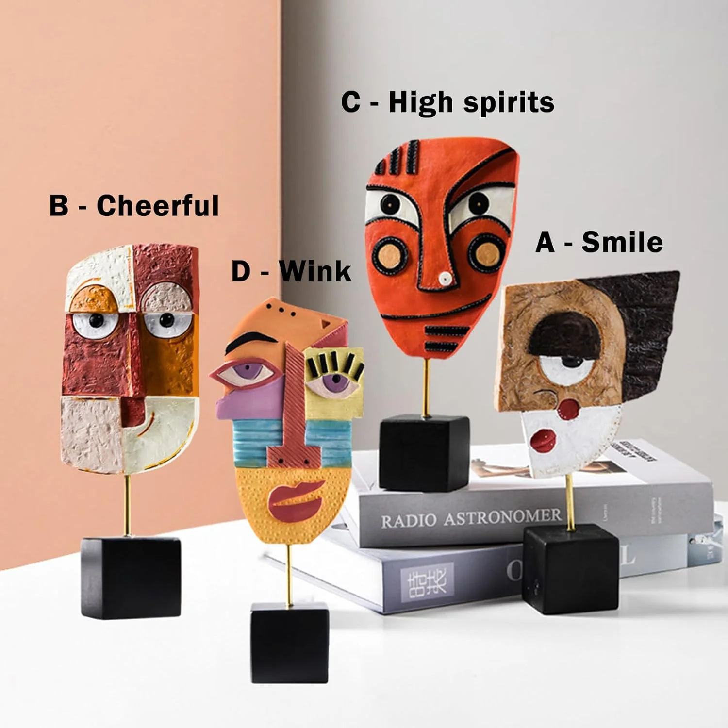The Smile Resin Face Table Decor - Image 3