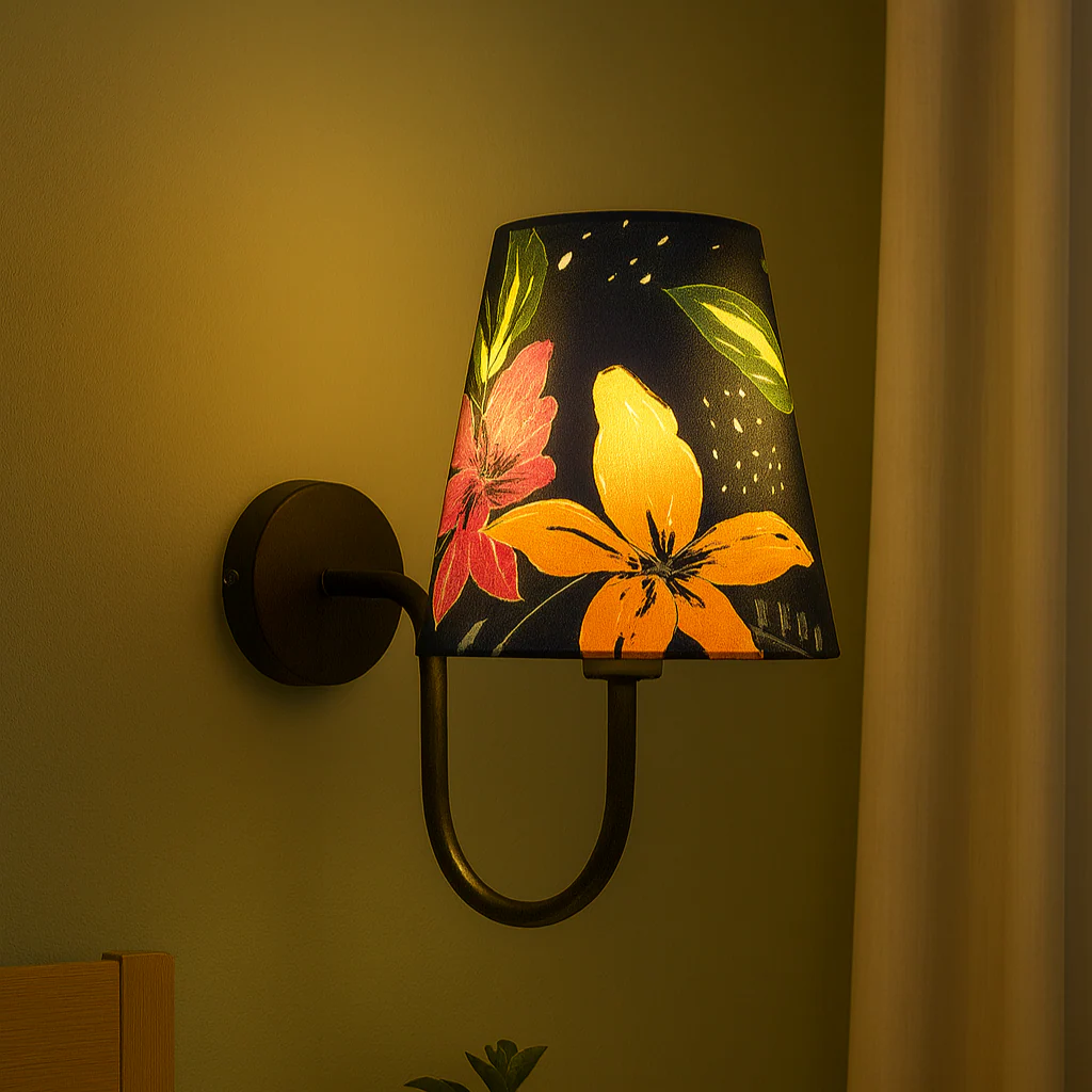 The Stamp Lamp Shade Wall Lights