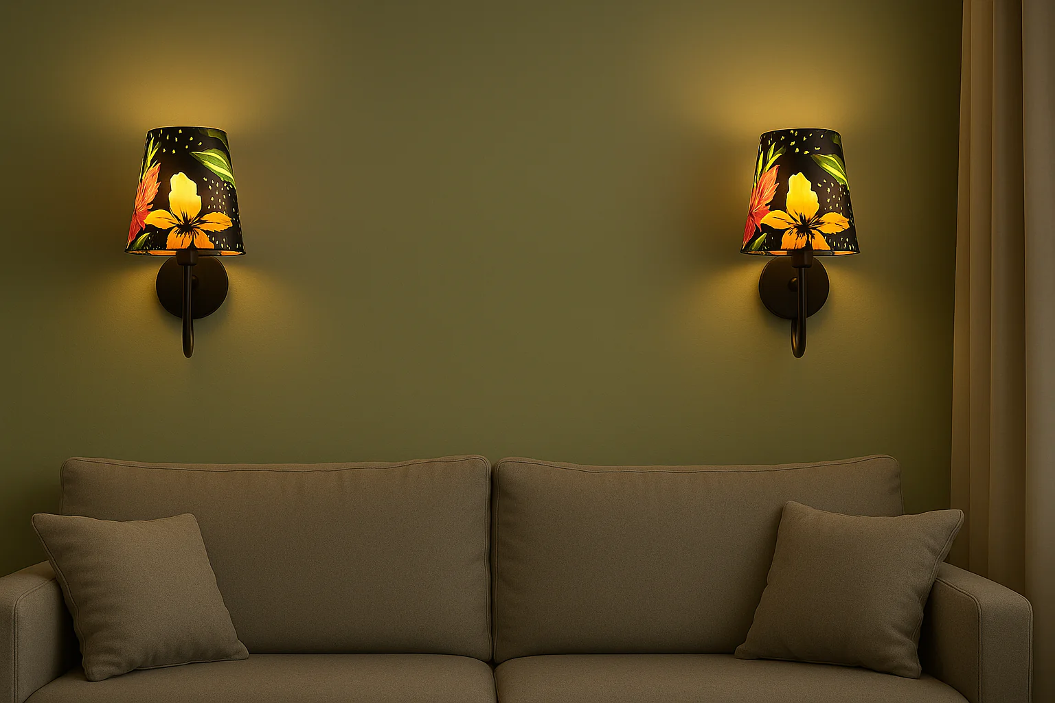The Stamp Lamp Shade Wall Lights - Image 6