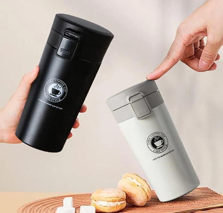 ThermaSip: Double-Wall Insulated Travel Mug (380ml) for Hot & Cold Drinks – Perfect for Coffee, Tea & On-the-Go Use
