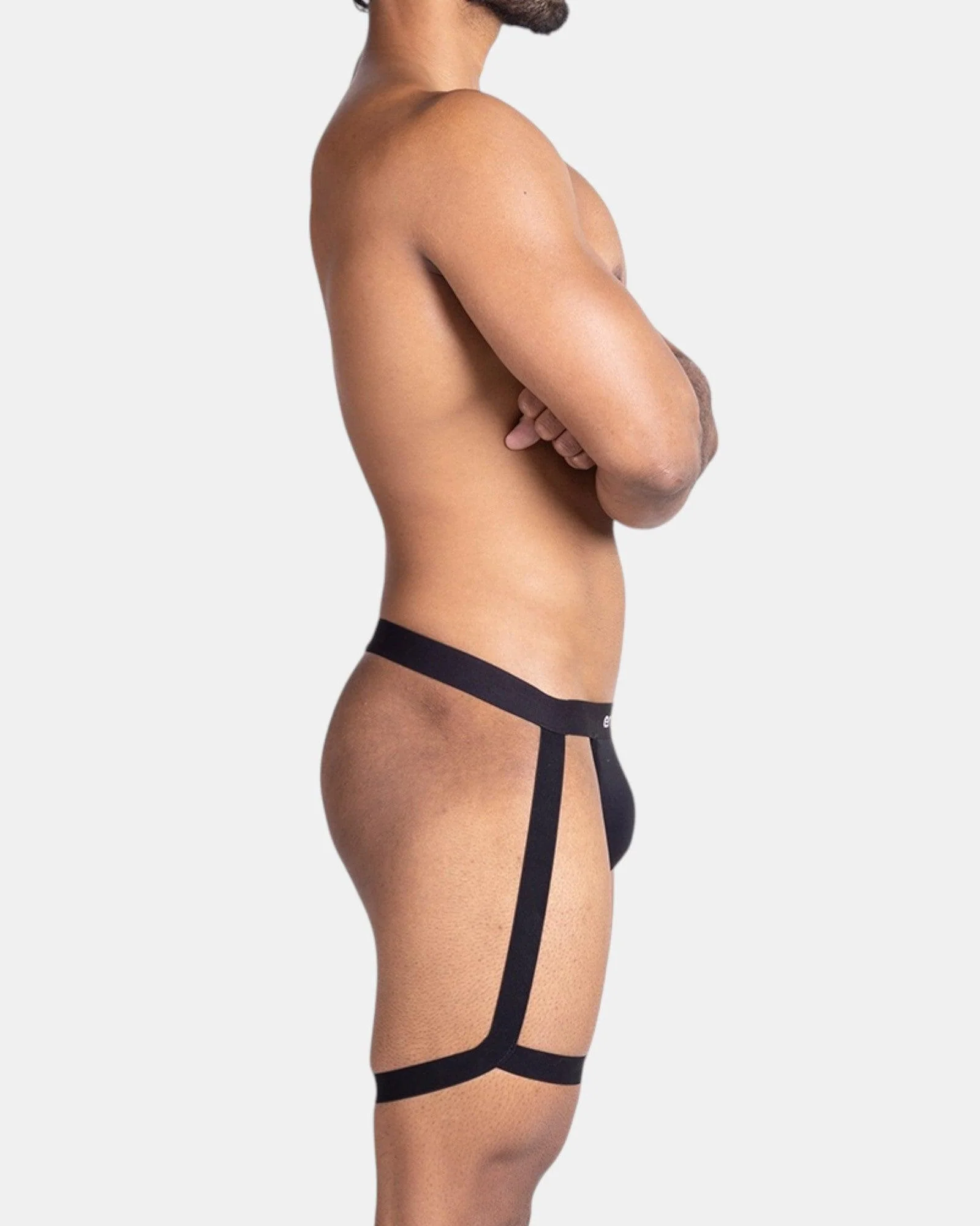 Thigh Harness Thong /Black - Image 2