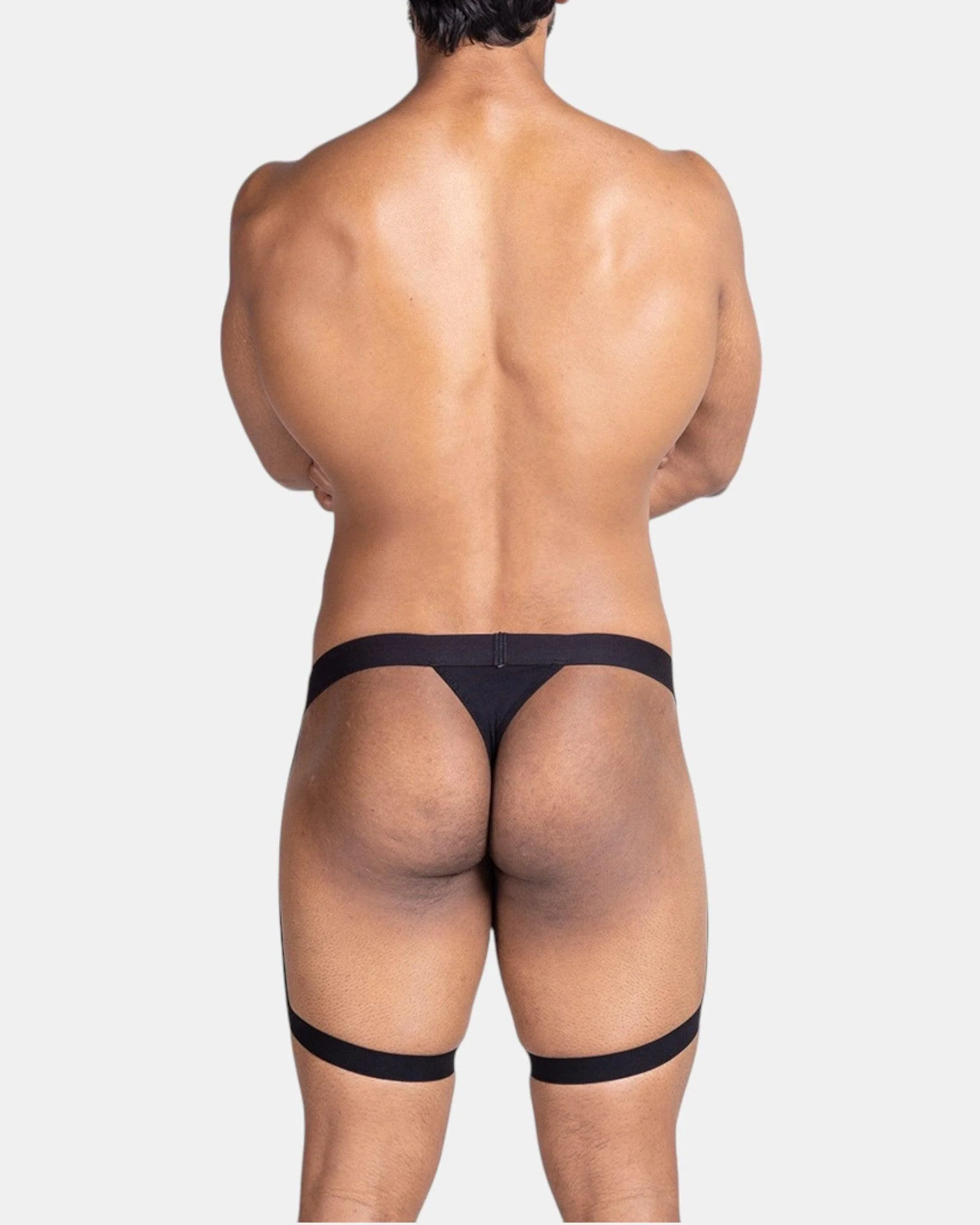 Thigh Harness Thong /Black - Image 4