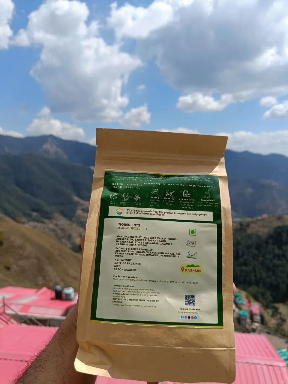 Thiya Single Tree Kashmiri Almonds | Premium & Handpicked | Himalayan Superfood | Kashmir - Image 4