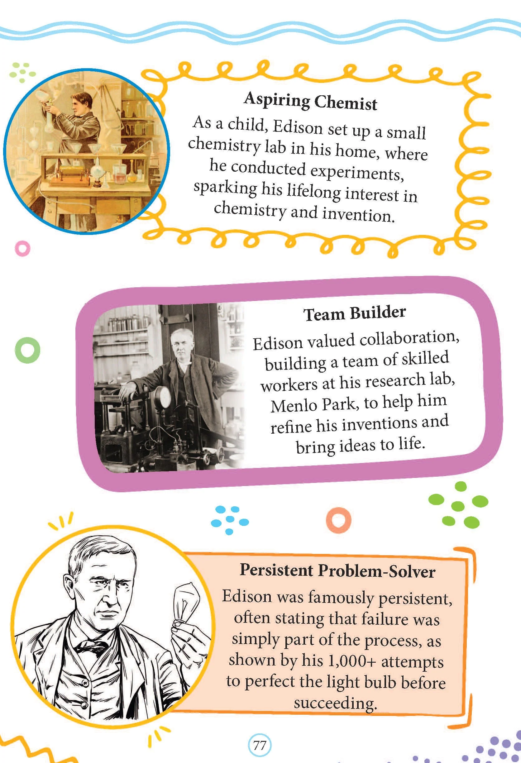 Thomas Edison Icons of Inspiration  Illustrated Biography for Kids Age 6 12 Years - Image 9