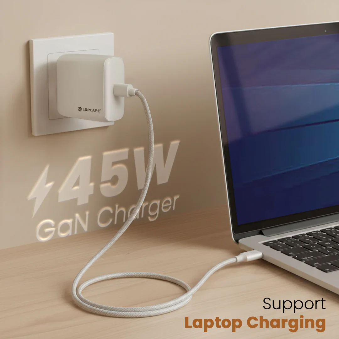THUMBY 45W PD/PPS Wall Charger | Fast Type-C Charging Adapter |Laptop Compatible - Image 5