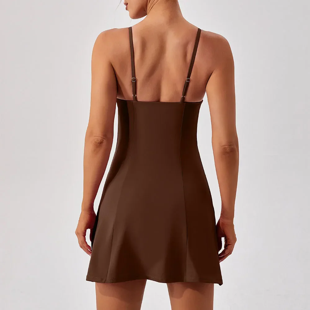 TIA ~ In-Built Shorts Mini Dress - Image 6