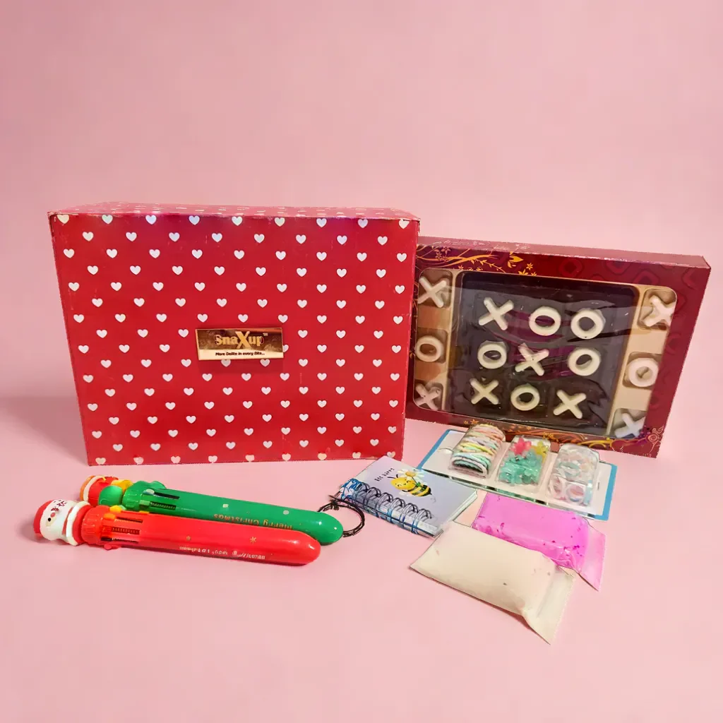 Tic Tac Toe Choco Hamper for Girls - Image 3