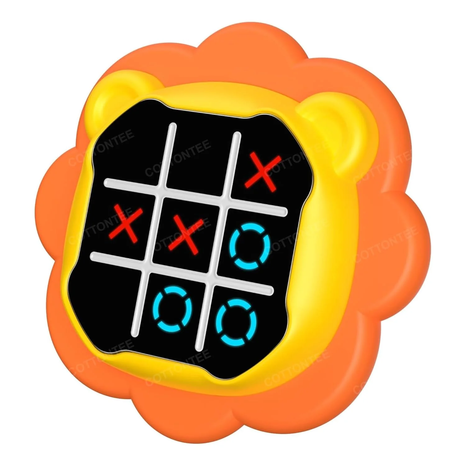 Tic Tac Toe Game, Animal-Themed 2-in-1 Handheld Puzzle Game Console, Board Games for Kids, Portable Travel Games, Birthday Gifts, for Age 3+ - Image 11