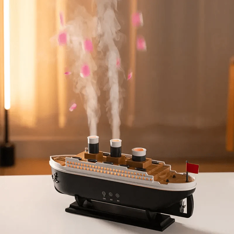 Titanic Humidifier Aroma Diffuser Steamship Essential Oil Air Humidifier with Remote - Image 6