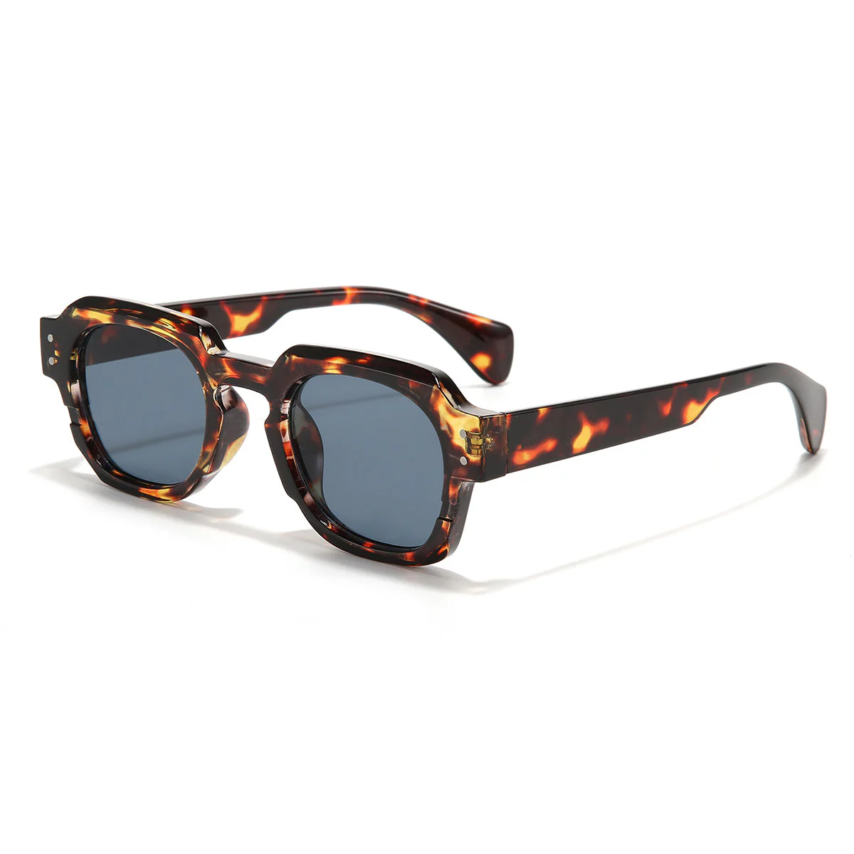 To. Brown Black SZ 2004 Round Sunglasses - Image 5
