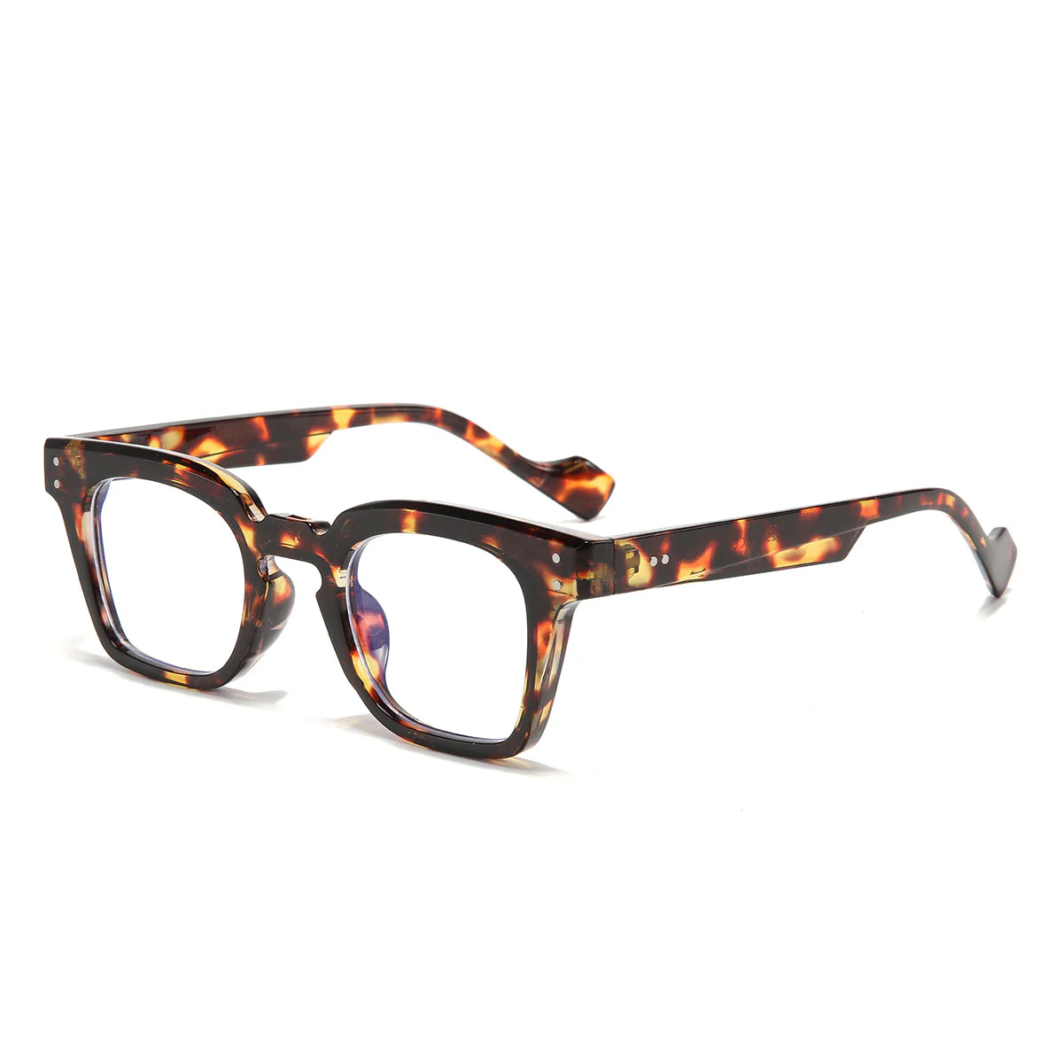 To. Brown Clear SZ 2001 Square Sunglasses - Image 5