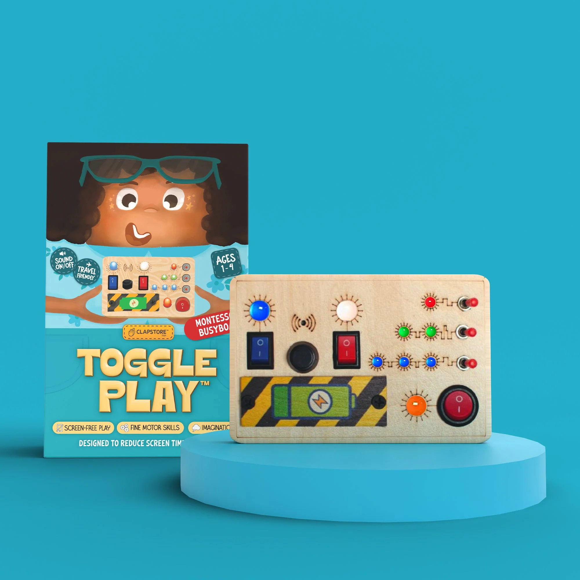 Toggle Play Montessori Busy Board-V6 - Image 111