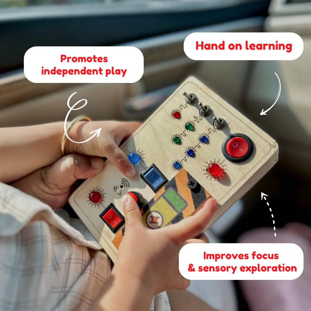 Toggle Play Montessori Busy Board-V6 - Image 3
