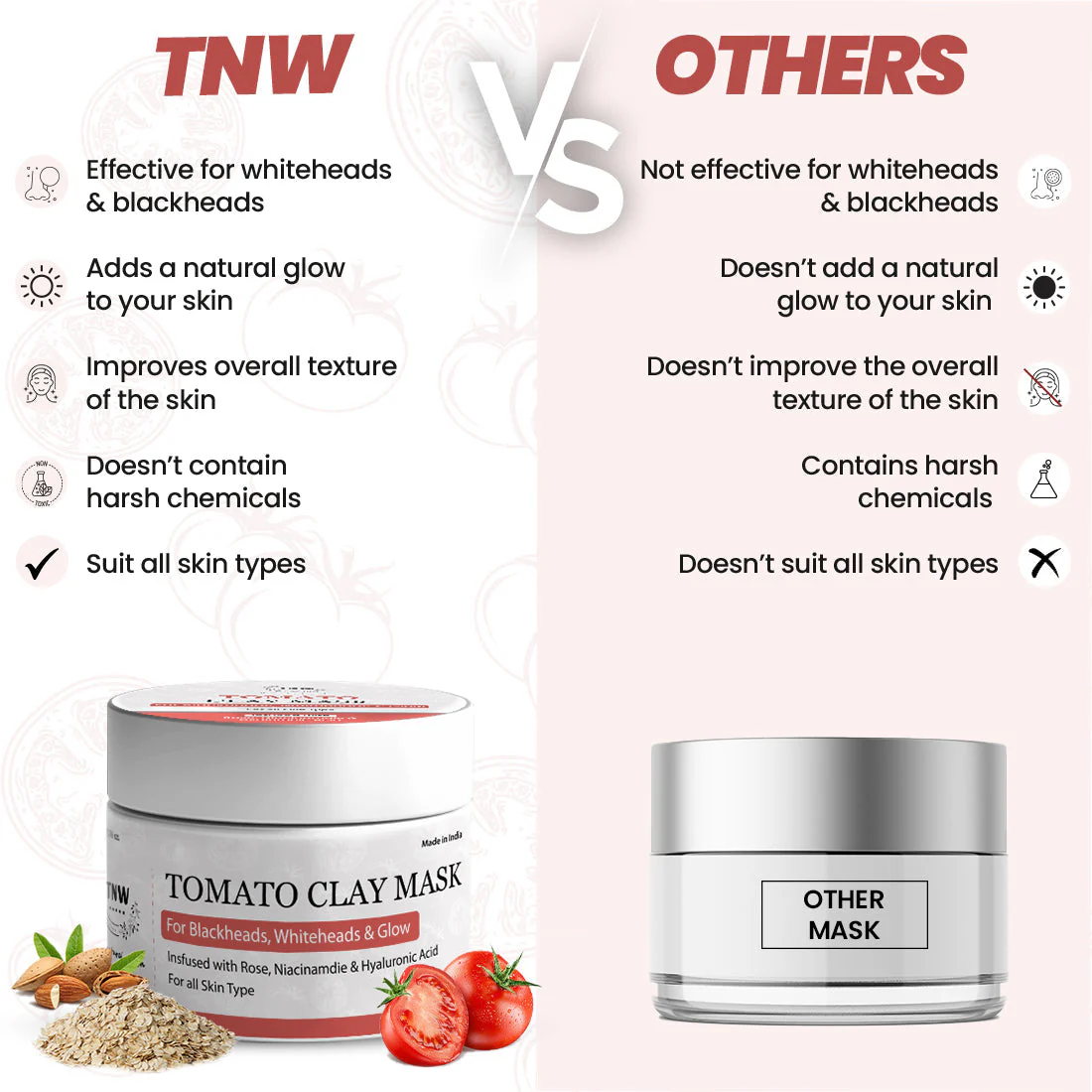 Tomato Clay Mask for Glowing & Healthy Skin . - Image 4