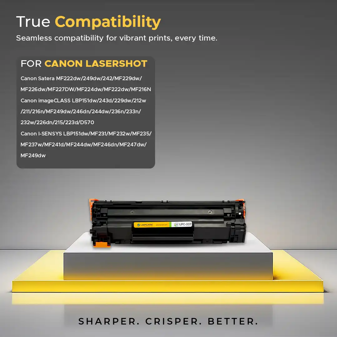 Toner Cartridge- 337 compatible with i-SENSYS MF211/MF212w/ MF215/ MF216n/ MF217w/ MF222/ MF223/ M224/ MF226dn/ MF229dw - Image 5