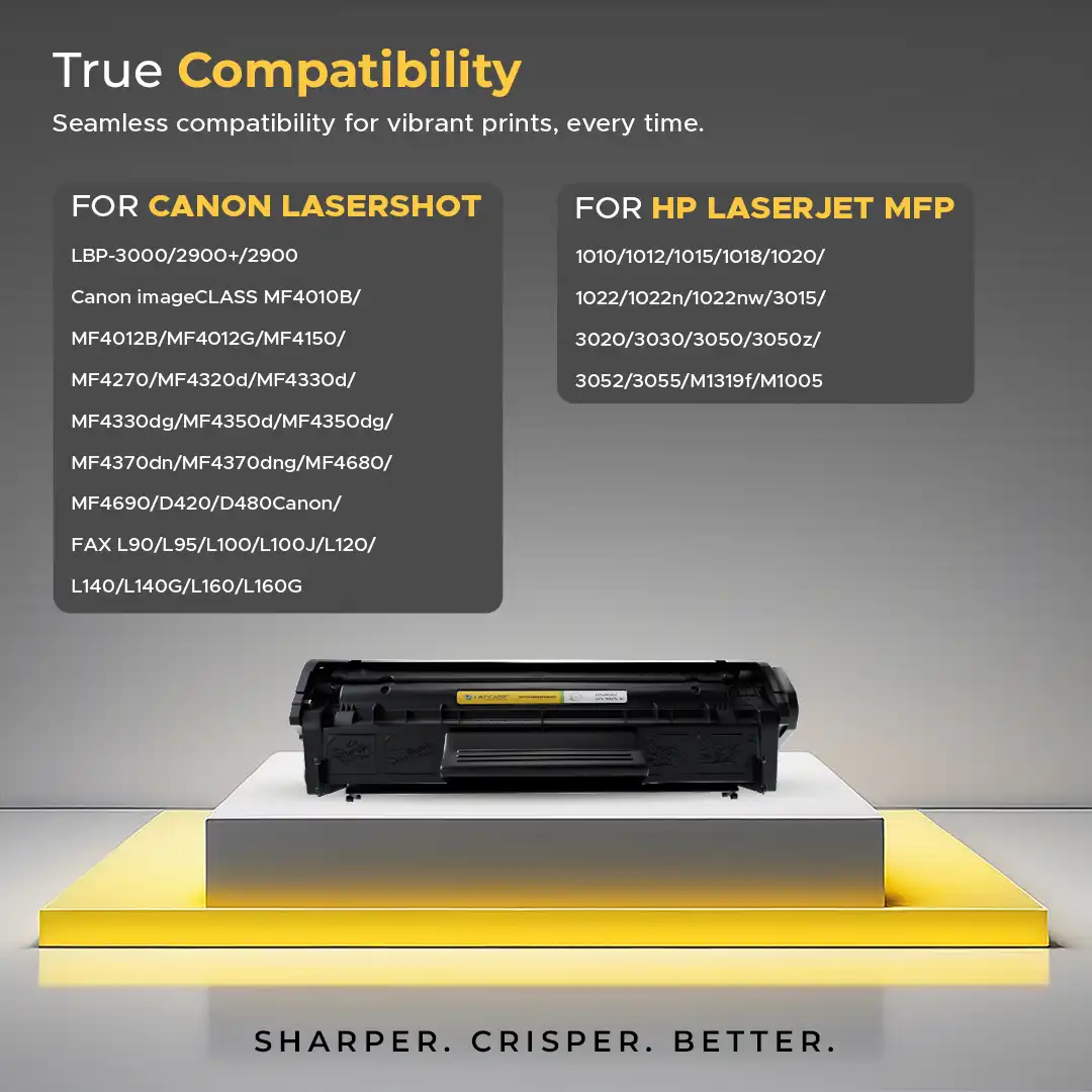 Toner Cartridge compatible for (2612A) HP 1010/ 1012/ 1015/ 1018/ 1020/ 1022/ 1022n/ 1022nw - Image 5