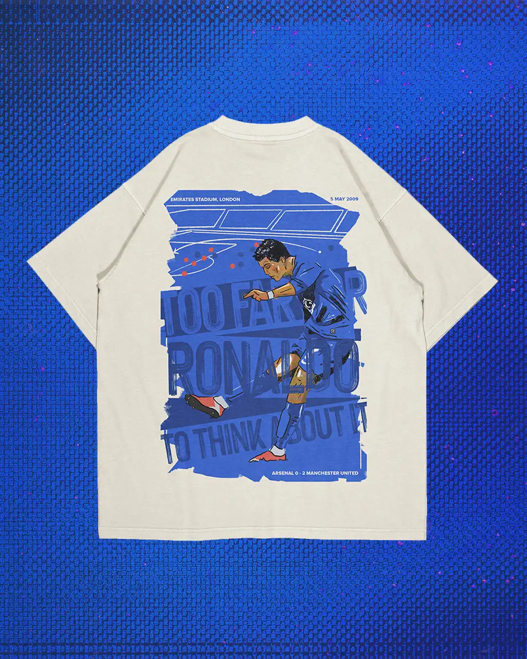 Too Far For Ronaldo T-shirt - Image 15
