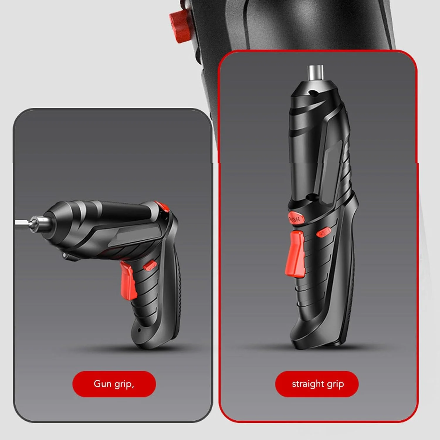 ToolKit: Cordless Electric Screwdriver Kit (47-Piece Set), 4.2V Rechargeable Portable Drill with USB Charging, 3.2Nm Torque for Home Repair & DIY - Image 3