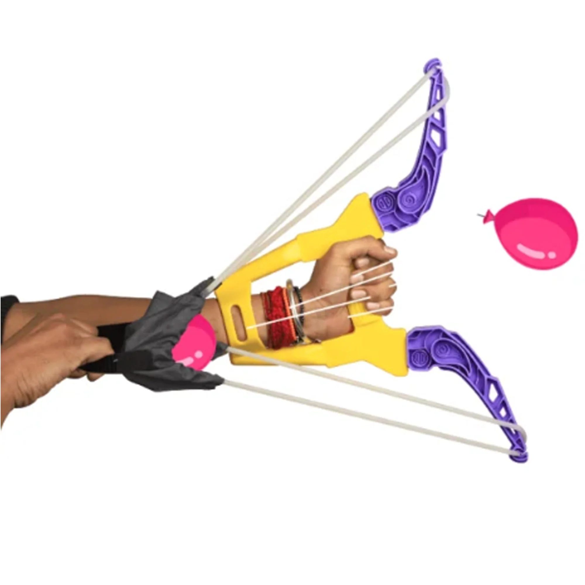 Tota Gulal Launcher for Holi Celebration Toy with 1 free Gulal Bomb/Ball - Image 2