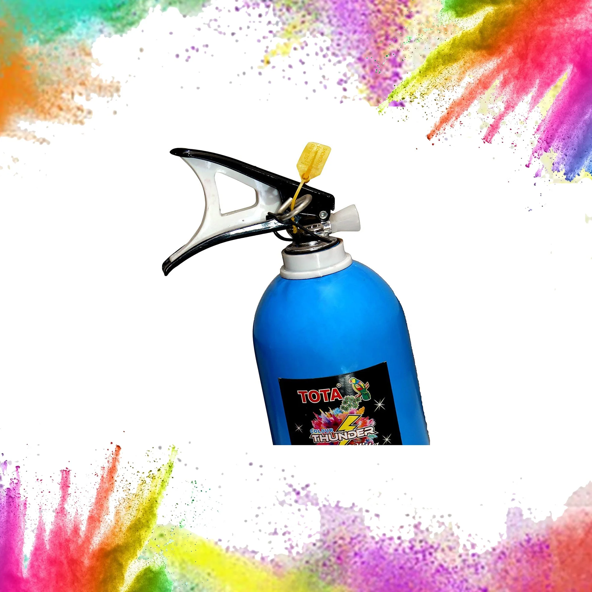 Tota Thunder Double Jet Holi Colour Cloud Gadget-Two Colors One Time Use Holi Cylinder - Natural and Herbal Gulal for Holi and Photoshoots - Image 5