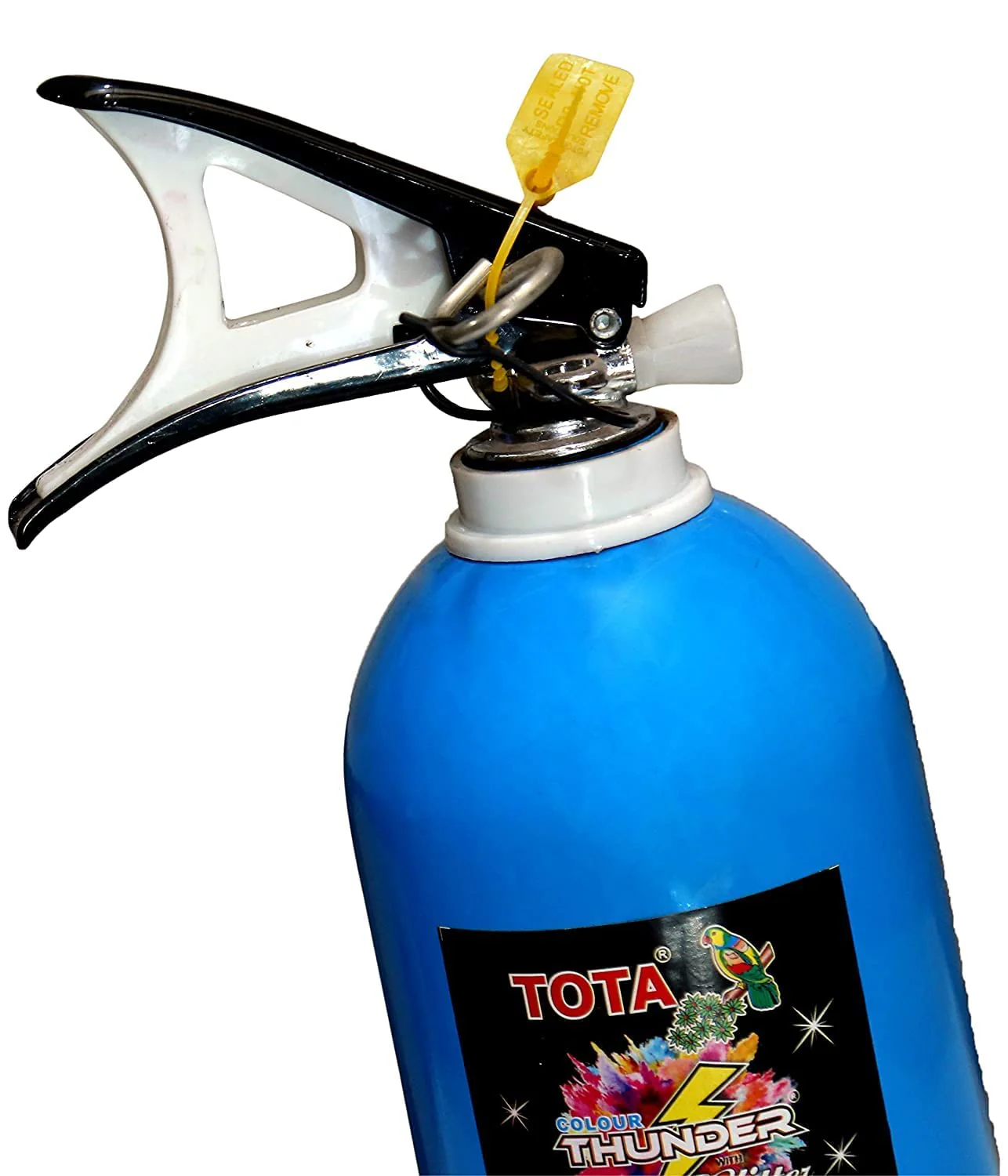 Tota Thunder Single tJet Holi Colour Cloud Gadget-Two Colors One Time Use Holi Cylinder - 4 Kg Natural and Herbal Gulal for Holi and Photoshoots - Image 3