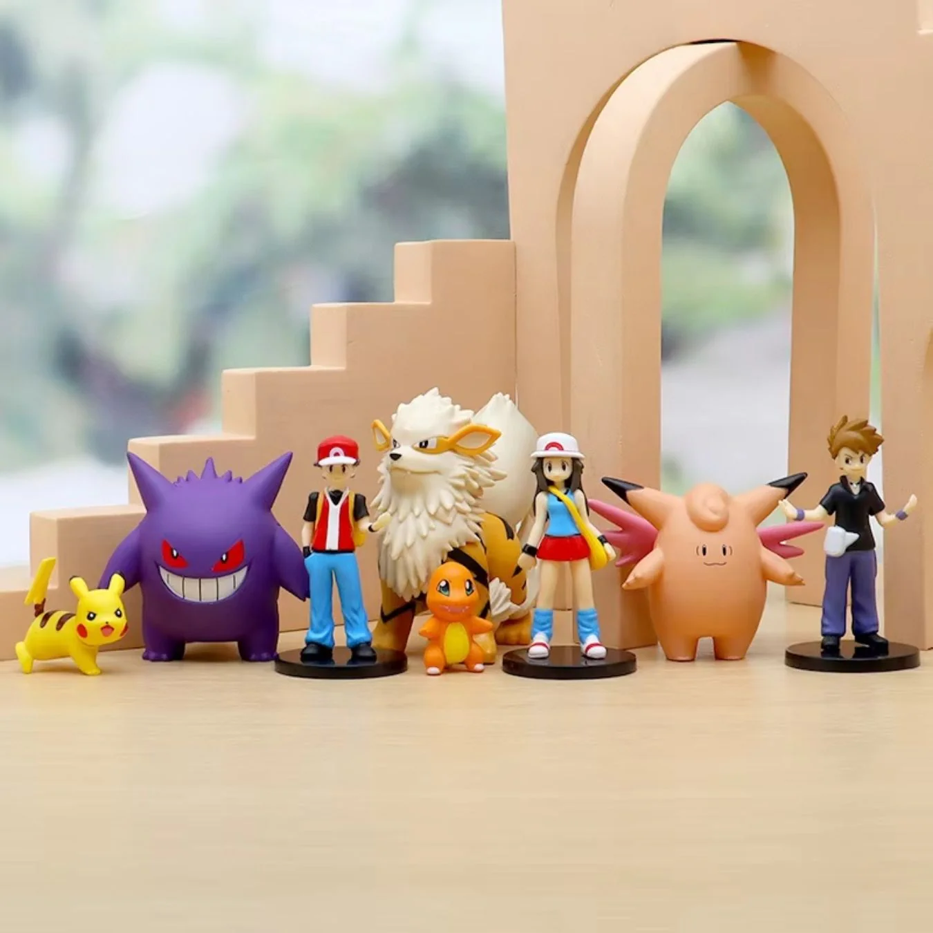 Trainers & Pokemon (7 cm) | Set of 8 - Image 2