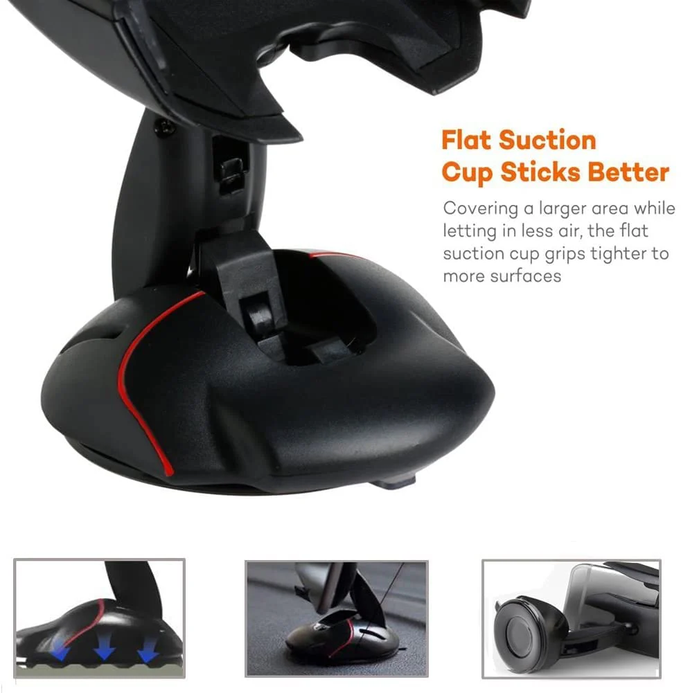 Transform: Multifunctional Foldable Car Mobile Holder with One-Button Release & Dashboard Mount - Image 7