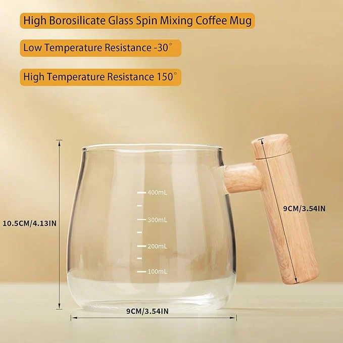 Transparent Hemico 400 ML Electric Mixing Cup - Image 4
