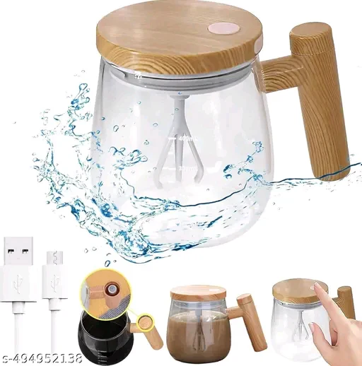 Transparent Hemico 400 ML Electric Mixing Cup - Image 6