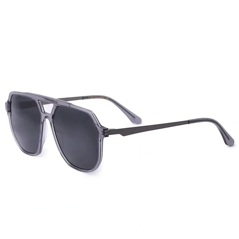 Transparent Oversize Marshall Sunglasses For Men - Image 10