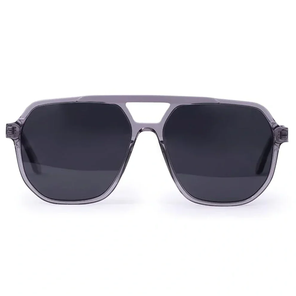 Transparent Oversize Marshall Sunglasses For Men - Image 8