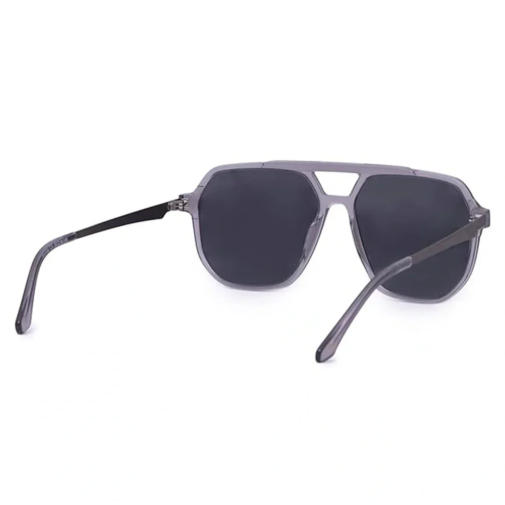 Transparent Oversize Marshall Sunglasses For Men - Image 9