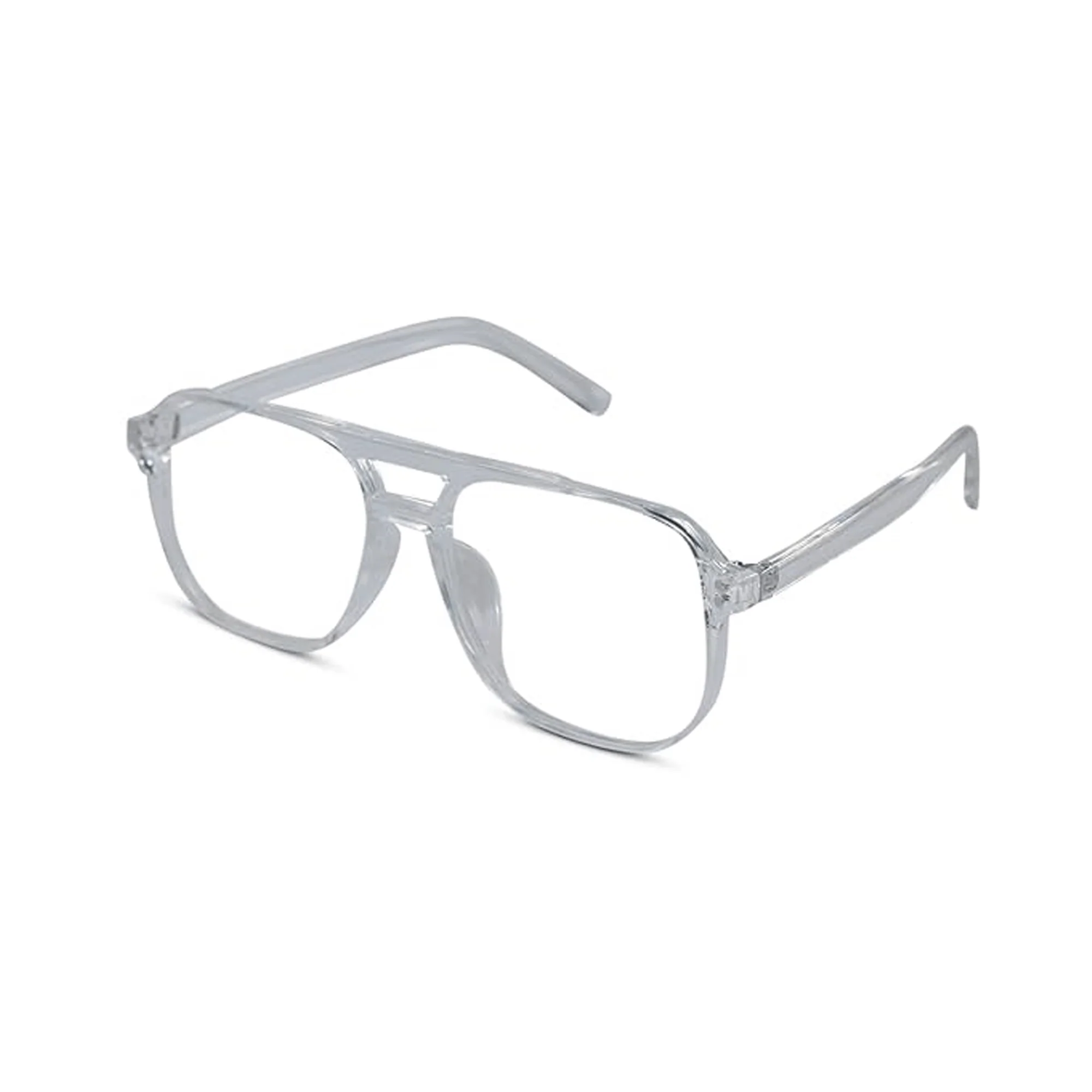 Transparent Rectangular Eyeglasses For Men