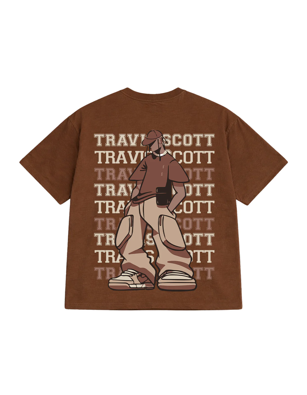 Travis Scott Caricature Oversize T-Shirt