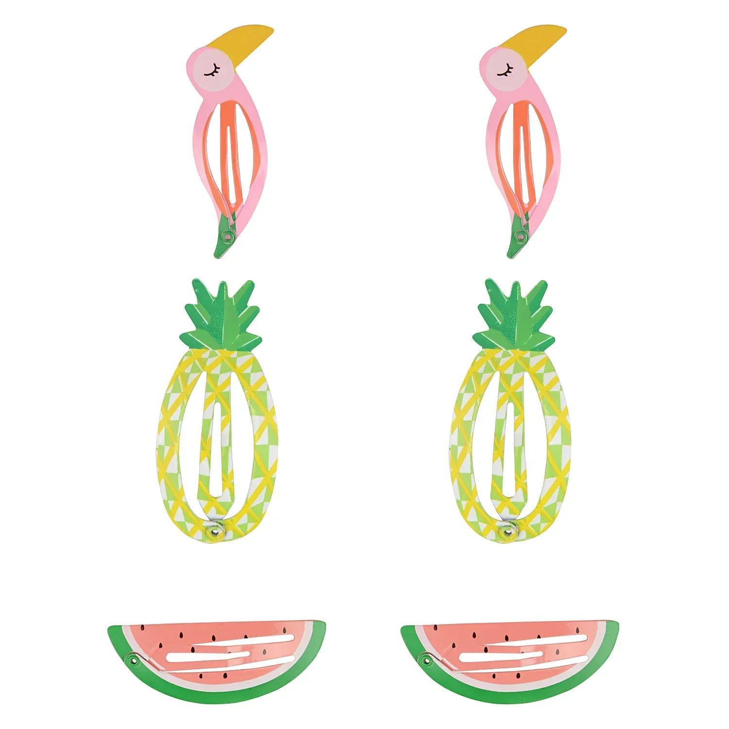 Trendy Kids Hair Clips Set - Stylish Accessories for Girls - Image 2