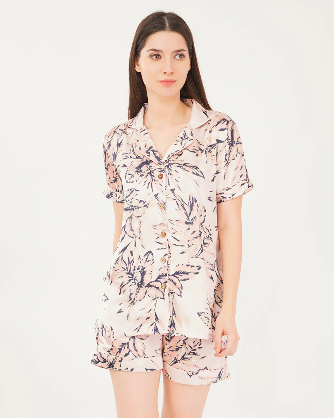Trendy Printed Satin Shorts Set – Perfect for Day-Outs or Vacay Mood - Image 5