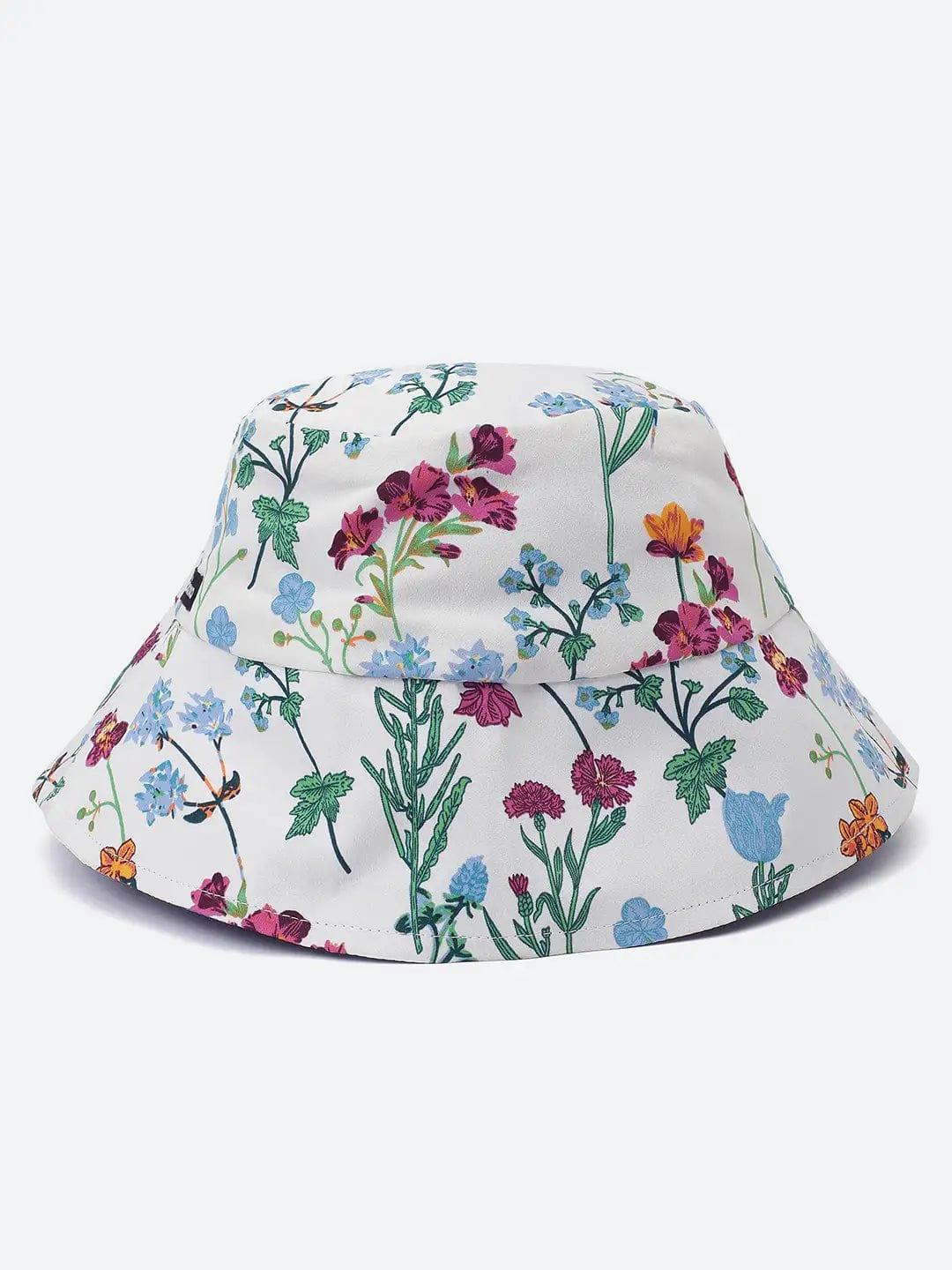 Trendz Floral Print Reversible Women Bucket Hat For Stylish - Image 4