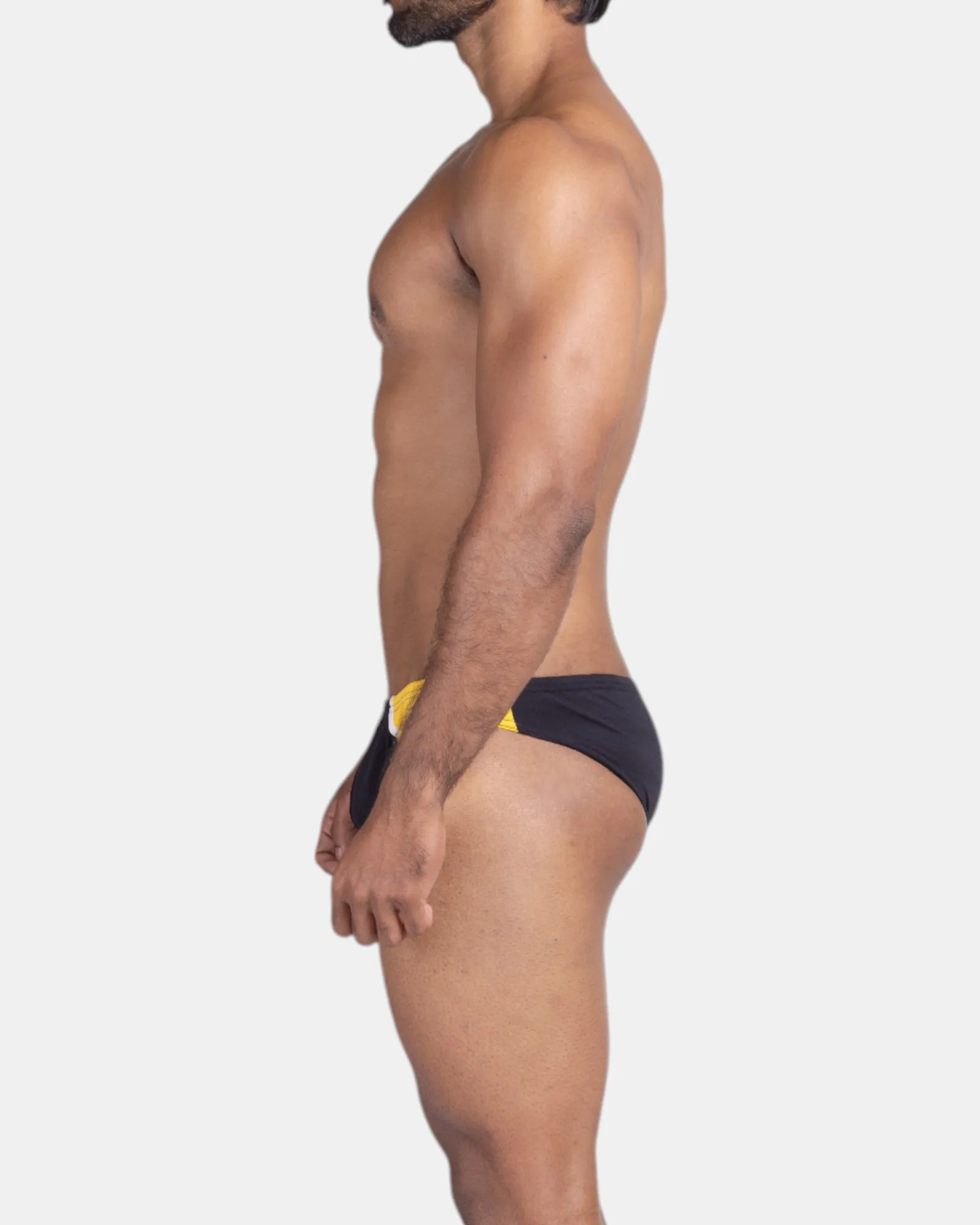 TriFusion Brief (Black x Lemon) - Image 2
