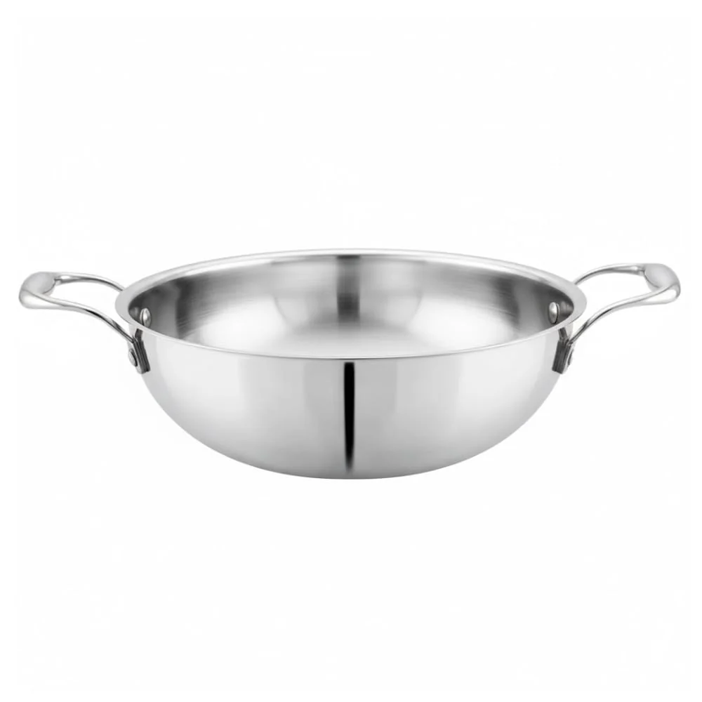 Triply Stainless Steel Kadai with Heavy Bottom - Image 14