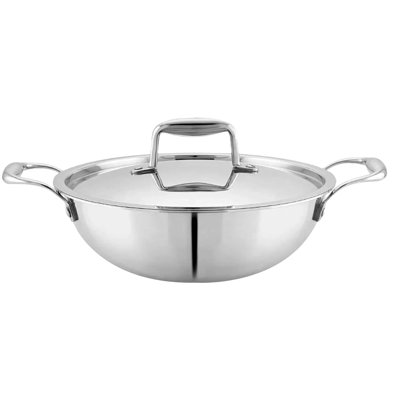 Triply Stainless Steel Kadai with Heavy Bottom - Image 20