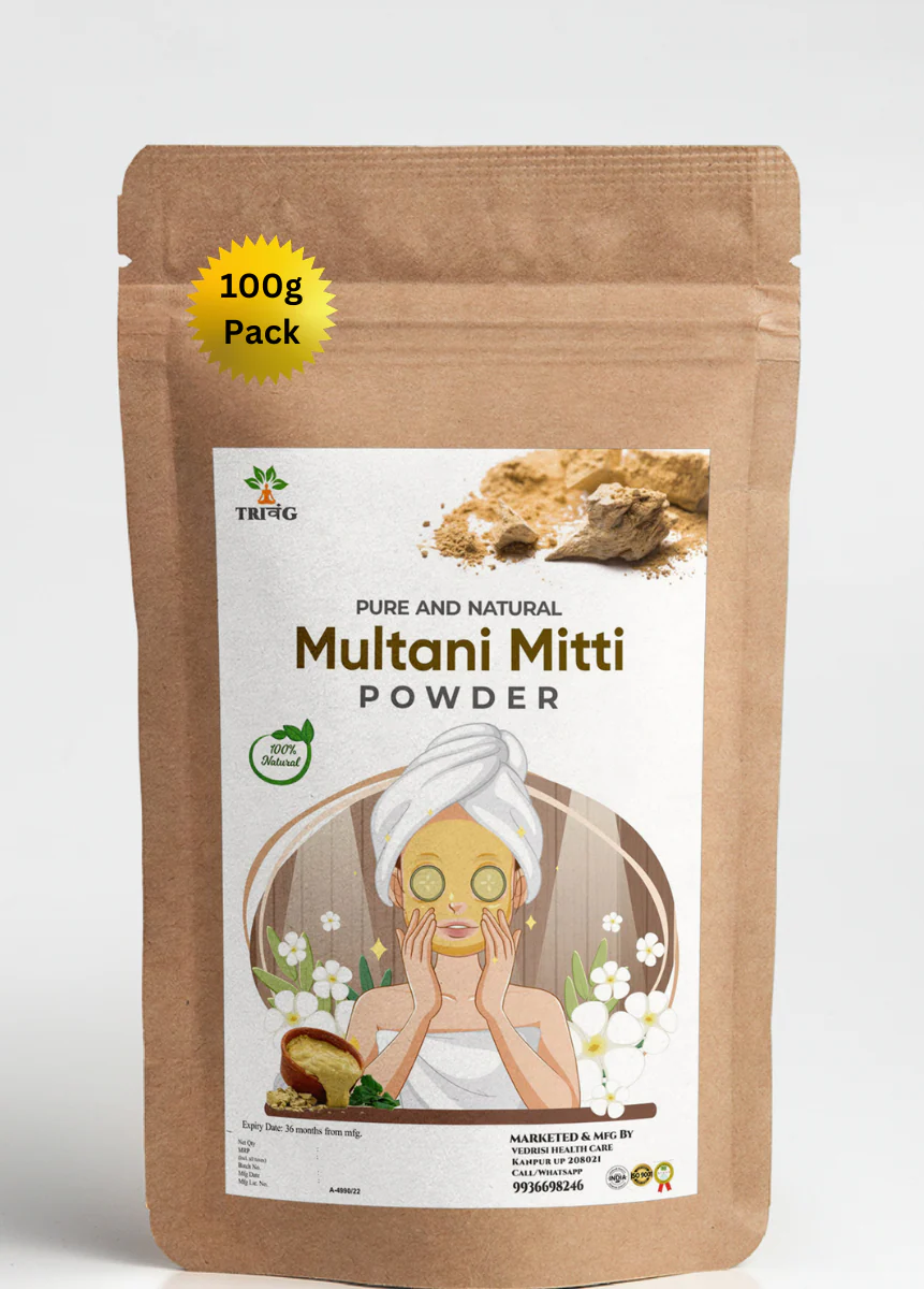 Trivang 100% Natural Multani Mitti Powder - Image 3