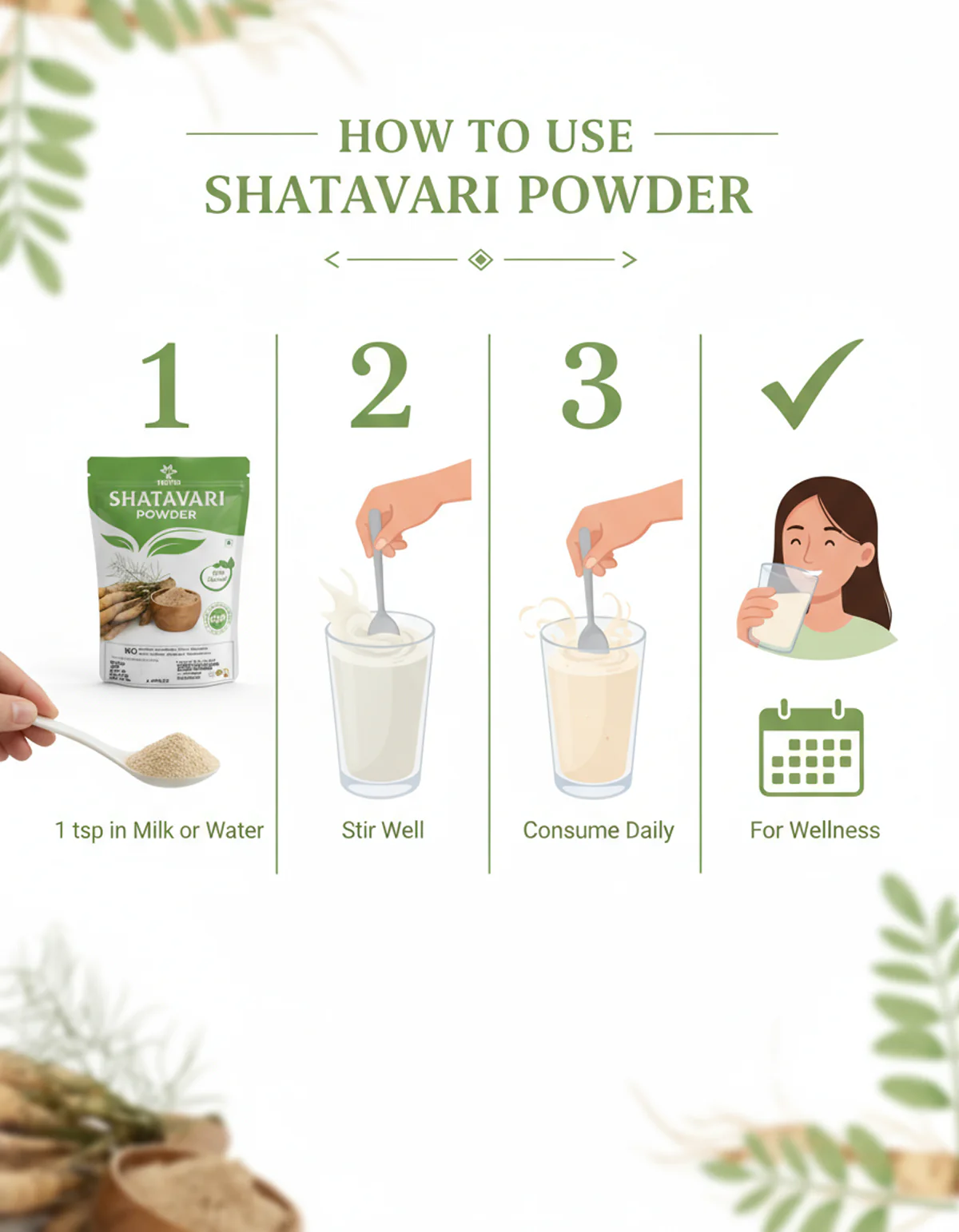 Trivang Pure Shatavari Powder - Image 5