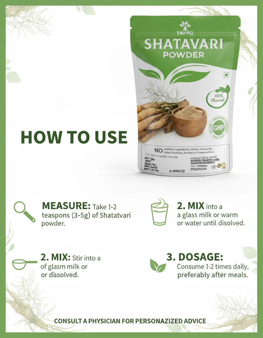 Trivang Pure Shatavari Powder - Image 8